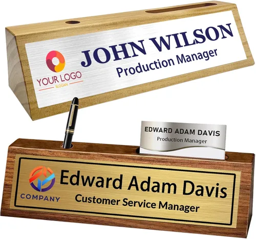 Placa de nombre para escritorio personalizada, placas de nombre de escritorio personalizadas, placa de nombre de madera personalizada con nombre,