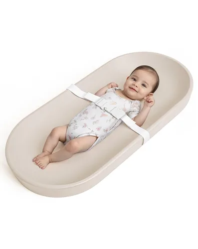 Miniatura 8 de COMOMY Almohadilla Cambiadora para Cuna - Almohadilla Cambiadora Limpiable con Cinturón de Sujeción, Impermeable, Suave, Liviana y Portátil, Fácil