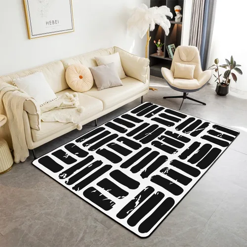 Miniatura 10 de jejeloiu Groovy Flower Area Rug 3x5 Retro Floral Boho Living Room Rugs for Bedroom 70S Hippie Groovy Flowers Bohemian Decor Carpet Psychedelic Beige