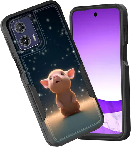 Miniatura 107 de Funda protectora para Motorola Moto G Stylus 5G 2025/Moto G Stylus 5G 2026, funda protectora híbrida de doble capa resistente a prueba de golpes