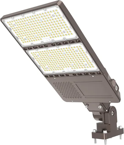 Miniatura 17 de Luz de estacionamiento LED de 480 V 150 W ETL Listado comercial 22500LM LED Shoebox Pole Luces de inundación 5000K IP65 Área al aire libre