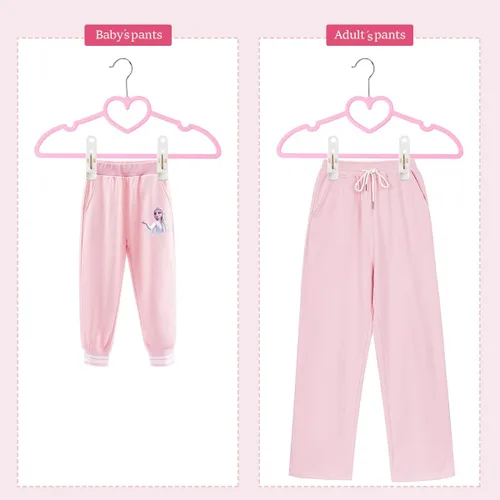 Miniatura 5 de Perchas de plástico, paquete de 30 perchas color rosa, ultrafinas que ahorran espacio, gancho giratorio de 360 grados y 10 clips, resistentes