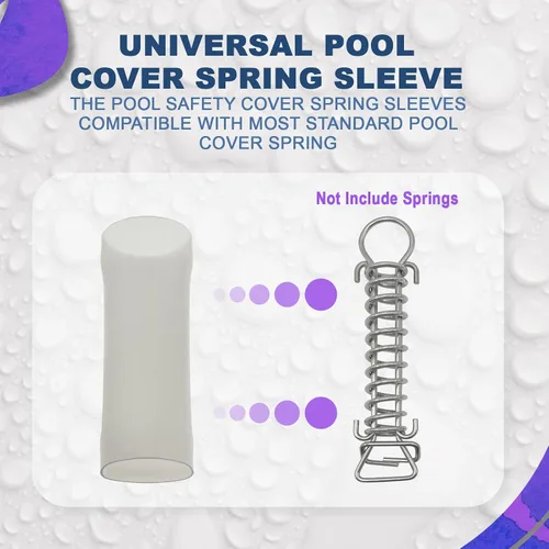 Miniatura 3 de Poolzilla 1 paquete de fundas para cubierta de seguridad para piscina, hechas de vinilo, protegen los resortes y cubiertas de arañazos