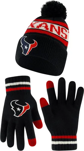 Miniatura 49 de Ultra Game Adults NFL Official Super Soft Winter Beanie Knit Hat With Warm Touch Screen Gloves Color del equipo 2