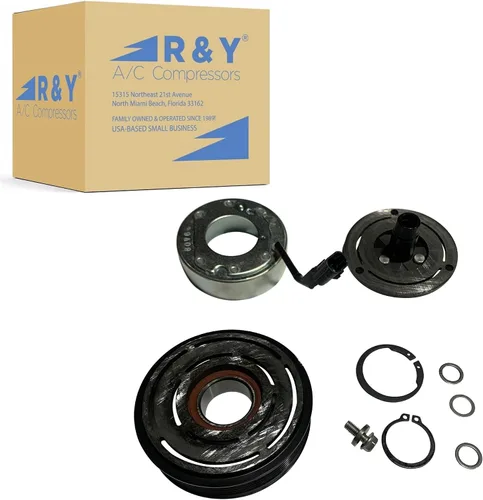 Embrague de compresor RYC A/C EG892-CL (se adapta a Nissan Versa 1.6L 2012-2018; compatible con Nissan Versa Note 1.6L 2014-2019)