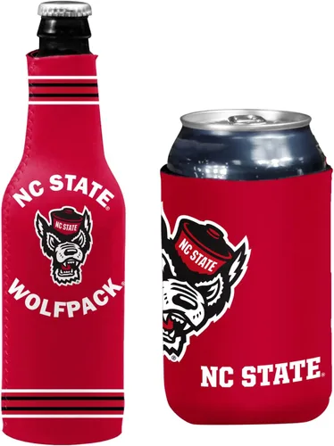 Miniatura 157 de College Team Color Logo Can & Bottle Holder Insulator Beverage Cooler Set
