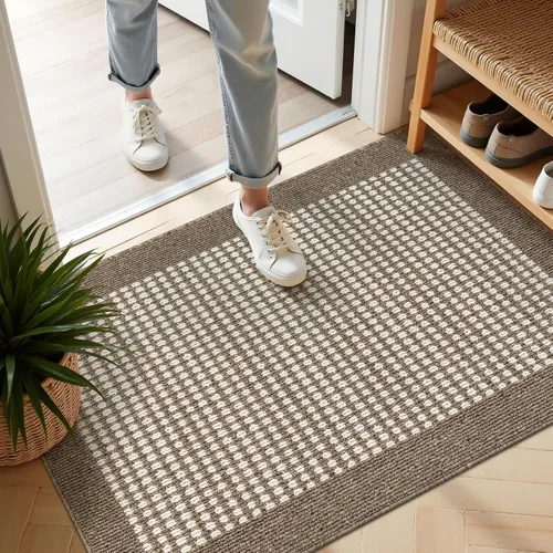 Miniatura 27 de Ileading Alfombra de pasillo para cuarto de servicio de 50,8 cm x 150,8 cm, alfombrillas absorbentes de agua para piso de cocina, alfombras
