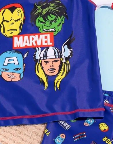 Miniatura 7 de Marvel Traje de baño para niños y niños, conjunto de traje de baño de dos piezas