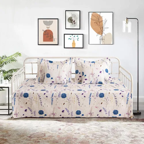 Miniatura 16 de Juego de Funda para Sofá Cama de 5 Piezas Juegos de Ropa de Cama para Sofá Cama Twin para Todas las Estaciones Edredón Ligero para Sofá Cama