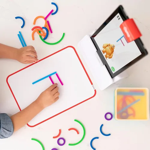 Miniatura 7 de Osmo - Kit de iniciación Little Genius para tableta Fire + Aventura de matemáticas tempranas - Juguete de San Valentín - 6 juegos educativos
