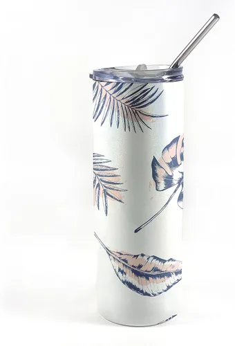 Miniatura 13 de Come On Babe Let's Go Party – Personalizar con nombre – Vaso de viaje de acero inoxidable blanco de 20 onzas con popote – Aislamiento al vacío