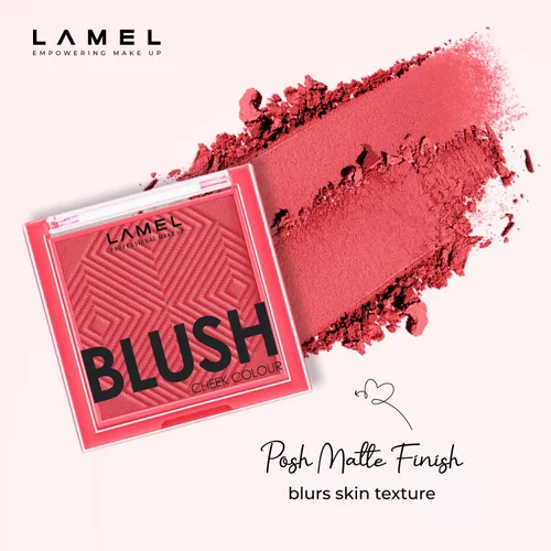 Miniatura 5 de Rubor en polvo laminado para mejillas – Albaricoque – Alto pigmentado, suave y mezclable – Ligero, natural y libre de crueldad – Compacto, apto