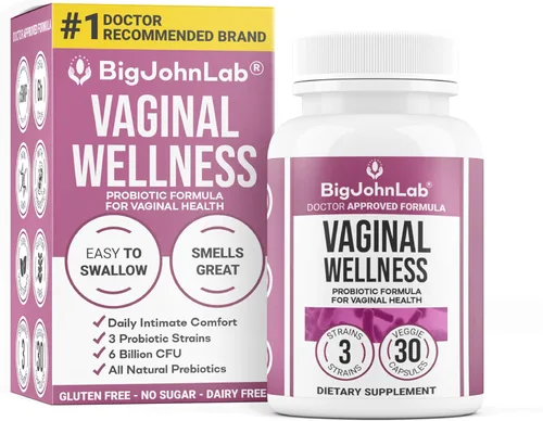 Miniatura 2 de BIGJOHNLAB® - Probióticos vaginales para mujer – Balance de PH, control de olores, levadura, microbioma y salud femenina – 6B UFC, raíz de regaliz
