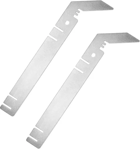 Miniatura 10 de 4 piezas de colgador de barra transversal doble de 9' con barra valance para soporte de cortina de tubo de fondo de escenario para boda