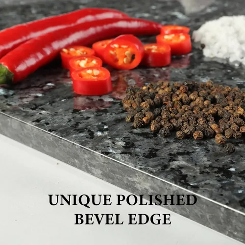 Miniatura 9 de Koville Tabla de Cortar de Granito Natural Noruego para Cocina, 16x20 pulgadas Losa de Piedra Extra Grande Hecha a Mano para Queso, Embutidos, Tabla