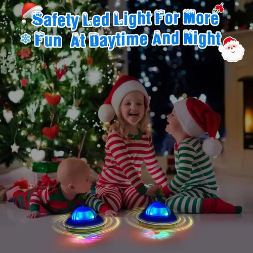 Miniatura 5 de Juguete Trompo Luminoso con Luces Intermitentes, Juguetes de Aprendizaje/Sensoriales para Niños Pequeños, Juguetes Fidget para Adultos y Niños