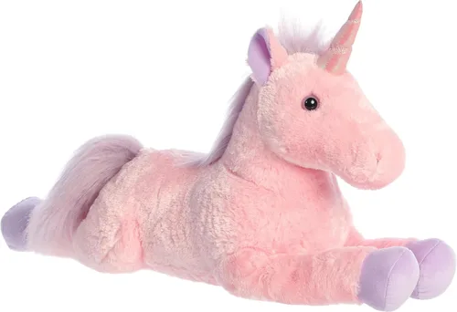 Miniatura 7 de Aurora® Adorable animal de peluche Super Flopsie™ Paint™, facilidad lúdica, compañeros atemporales, color marrón, 27 pulgadas