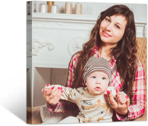 Miniatura 18 de Lienzo enmarcado personalizado con tus fotos, impresiones fotográficas personalizadas sobre lienzo, arte de pared para decoración del hogar