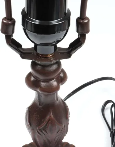 Miniatura 3 de Bieye B10718 - Base de lámpara de mesa color marrón antiguo con enchufe de luz E26, 4" de ancho x 14.5" de alto