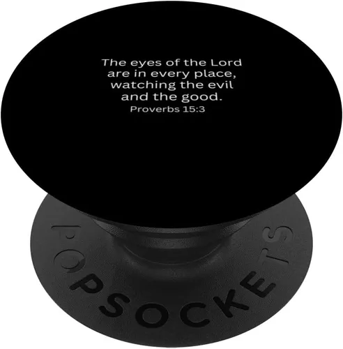 Miniatura 6 de The Eyes Of The Lord Evil and Good Proverbs 15:3 Christian PopSockets MagSafe PopGrip para iPhone