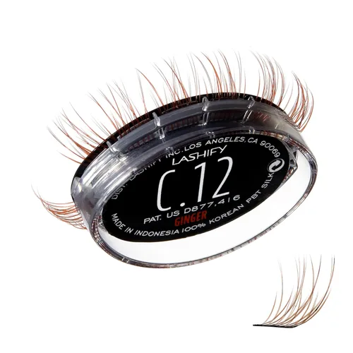 Miniatura 30 de Lashify Curl - Extensiones de pestañas Gossamer DIY de 0.394 pulgadas, color negro, pestañas postizas fáciles para un aspecto natural