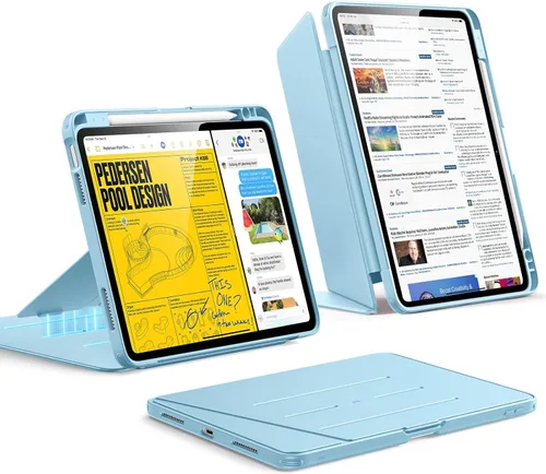 Miniatura 21 de ESR - Funda para iPad Air de 11 pulgadas M3/M2 (2025/2024), iPad Air de 5ª/4ª generación (2022/2020), funda con soporte vertical, múltiples ángulos