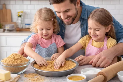 Miniatura 5 de Oasis Supply, Graham Cracker Crumbs (Bulk) - Migas de galletas Graham trituradas dulces para cortezas de pastel, tartas de queso, postres