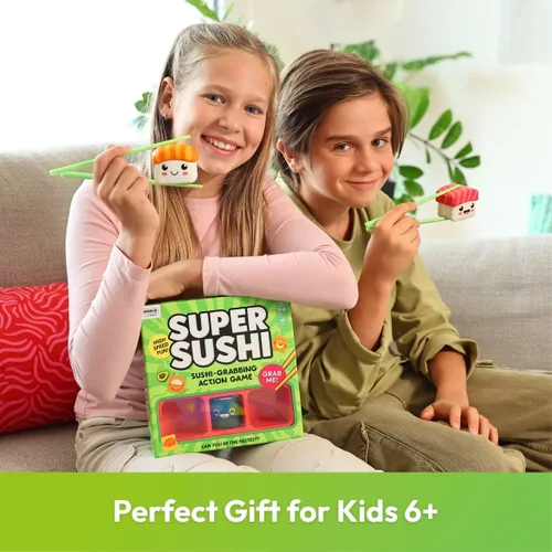 Miniatura 8 de Super Sushi – Divertido Juego de Mesa Familiar - Hilarantísimo Juego de Cartas de Emparejamiento para Fiestas Familiares para Niños, Adolescentes