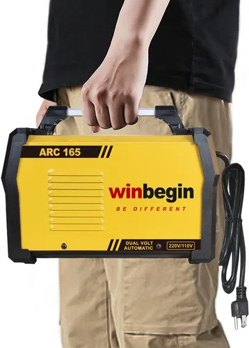 Miniatura 9 de Máquina de soldadura por arco de 110 V/220 V, pantalla digital, varilla máxima de 165 A 5/32 pulgadas, soldador de palo resistente, soldadura fácil