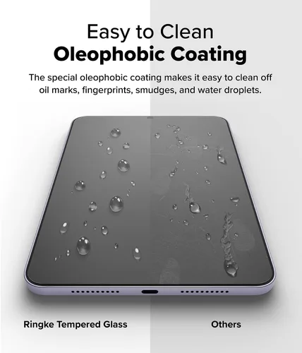 Miniatura 7 de Ringke Protector de pantalla de vidrio templado compatible con iPad Mini 6 (6ª generación) y protector de pantalla para iPad Mini A17 Pro, vidrio