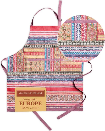 Miniatura 128 de Maison d' Hermine Delantal 100% de algodón para mujeres con bolsillo de cocina delantal de chef para hombres para cocinar primavera verano