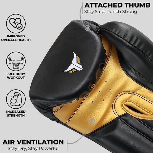 Miniatura 2 de Mytra Fusion Boxing Gloves – Kickboxing Gloves for Men & Women Boxing Training Gloves MMA Muay Thai Gloves Punching Gloves