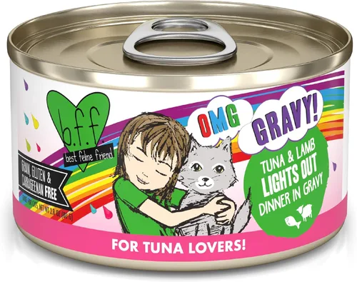 Miniatura 35 de Weruva B.F.F. OMG - Best Feline Friend Oh My Gravy!, Chicken Cloud 9 con pollo en salsa, lata de 2.8 onzas (paquete de 12)