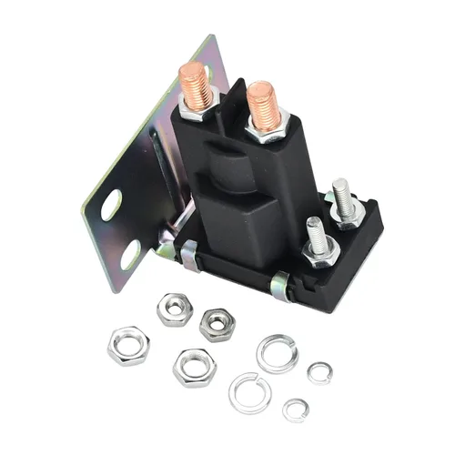Miniatura 2 de Solenoide de arranque 12V AM104036 compatible con John Deere Lawn Tractor 111H 112L 108 116 STX30 STX38 STX46 cortacésped de montar GX75 GX95 R70