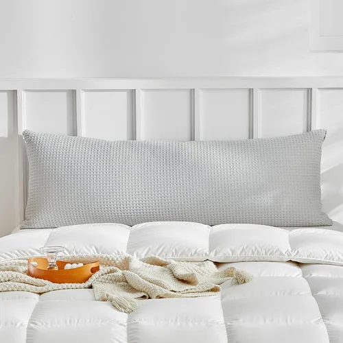 Miniatura 42 de WARMDERN - Fundas de almohada beige tamaño queen, fundas de almohada estándar, juego de 6 fundas de almohada de microfibra suave, textura boho