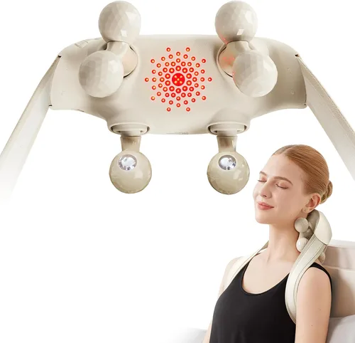 SKG H7 Ultra Masajeador de cuello para aliviar el dolor de tejido profundo, inalámbrico, regalos del día del padre, masajeador de hombros Shiatsu