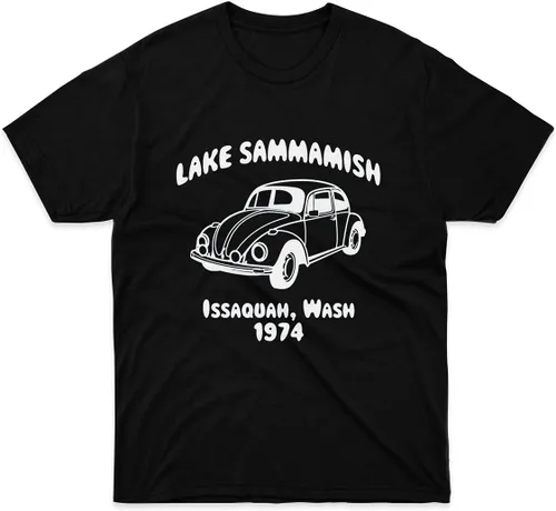 Camiseta para hombre y mujer Lake Sammamish V-W Beetle 1974 Ted Bundy Camisas para hombres mujeres amigos cuello fresco, Varios colores