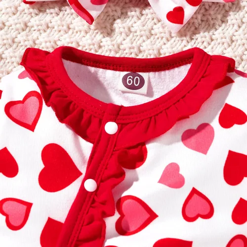 Miniatura 4 de Aalizzwell Mameluco para bebé niña, ropa de otoño e invierno con accesorios
