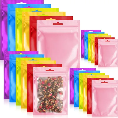 Miniatura 10 de Zonon 120 bolsas resellables para pequeñas empresas de 3 x 4 pulgadas, 4 x 6 pulgadas, 5 x 8 pulgadas, 6 x 9 pulgadas, bolsa sellable