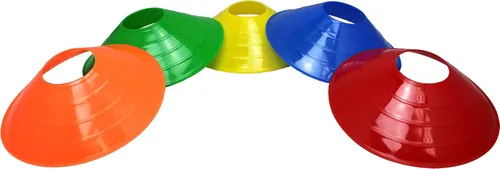 Miniatura 5 de BlueDot Trading Conos deportivos de alta visibilidad para entrenamiento de agilidad, fútbol, fútbol, baloncesto, marcadores de cono de campo