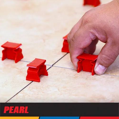 Miniatura 8 de Tuscan Pearl Seamclip Truspace Red Azulejos de 3/8" a 1/2" Caja de 1000