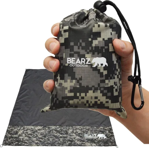 Miniatura 12 de Manta de bolsillo – Manta de playa impermeable a prueba de arena, manta de picnic impermeable, plegable, ligera y compacta para senderismo, camping