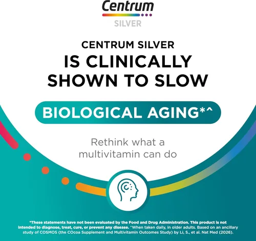 Miniatura 3 de Centrum Minis Silver multivitamínico para adultos de 50 años o más, suplemento multimineral, vitamina D3, vitaminas B, sin gluten, ingredientes sin