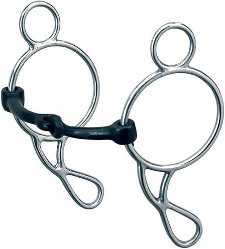 Miniatura 4 de Weaver LeatherTom Thumb Bit, 5" Roller Mouth, Stainless Steel