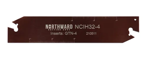 Miniatura 17 de Accusize Industrial Tools para insertos GTN-2, ancho 0.087–0.094 pulgadas, altura 0.75 pulgadas, NCIH19-2 Hoja ajustable de parada positiva