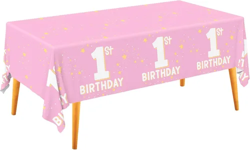 Miniatura 15 de Gatherfun Juego de suministros para fiesta de unicornio: Decoraciones perfectas de cumpleaños de unicornio, incluye paquete de 2 manteles