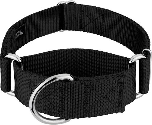 Miniatura 29 de Country Brook Petz - Collar para perro de nailon resistente Martingale de 15 colores (extra grande, 1 1/2 pulgadas de ancho, azul océano)