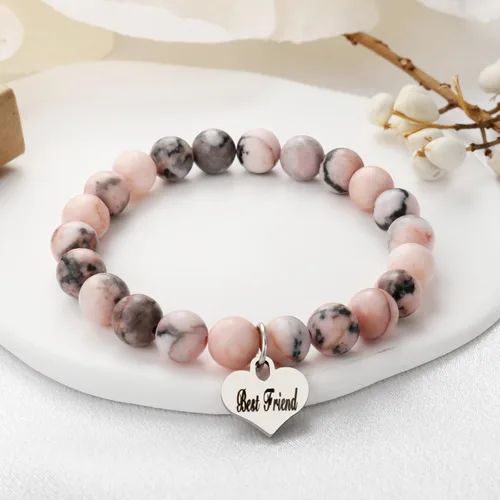 Miniatura 4 de Gybver Pulseras de hermanas para 3 como regalo del día de los Galentinos para mejor amiga, amistad, mejor amiga, pulseras para parejas como pulseras