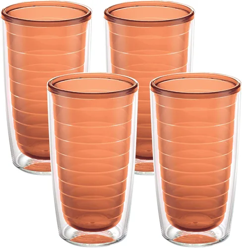 Miniatura 44 de Tervis - Vaso de viaje de mesa transparente y colorido Bayou View Collection fabricado en Estados Unidos, taza de viaje de doble pared con Surtido