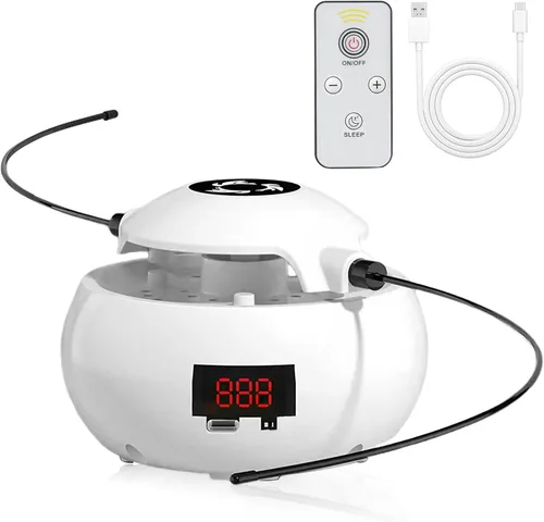 Máquina de cuerda de saltar inteligente manos libres, cuerda de saltar automática para niños y adultos, 10 niveles de velocidad, contador LCD,